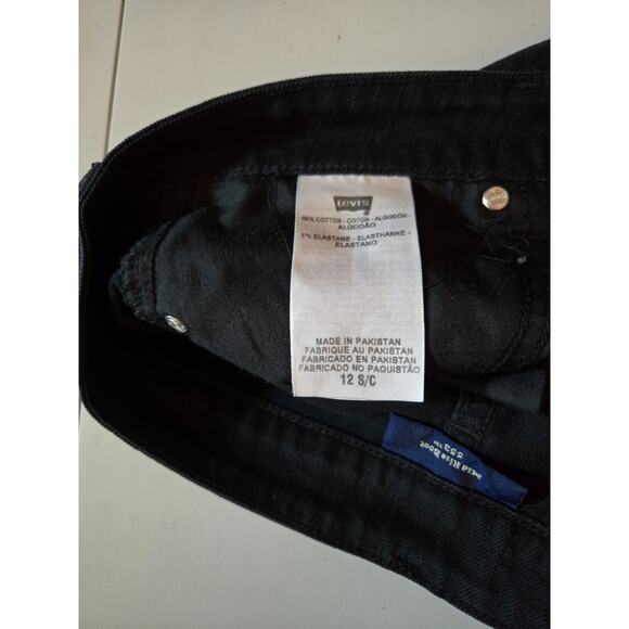 Levi's 515 Jeans Womens 12 S/C Dark Wash Blue Boot Cut - Picture 3 of 9